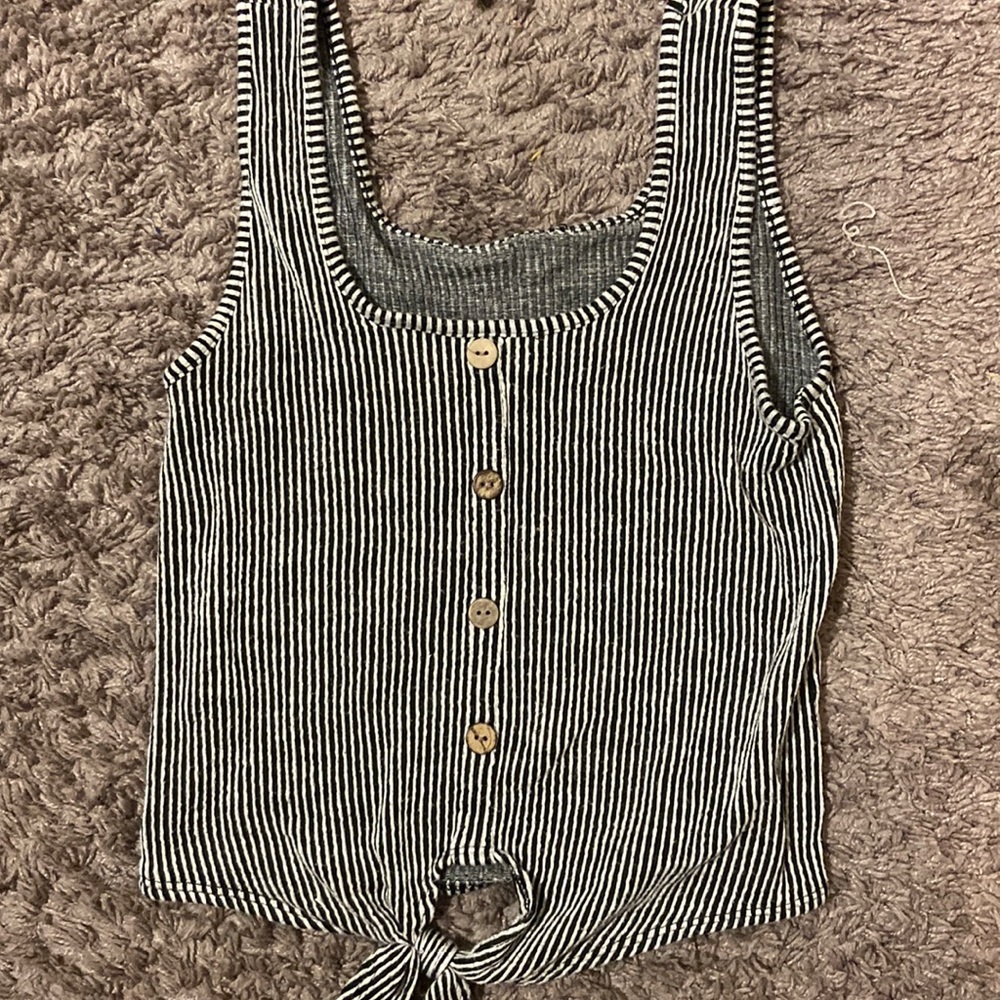 stripped tank top
